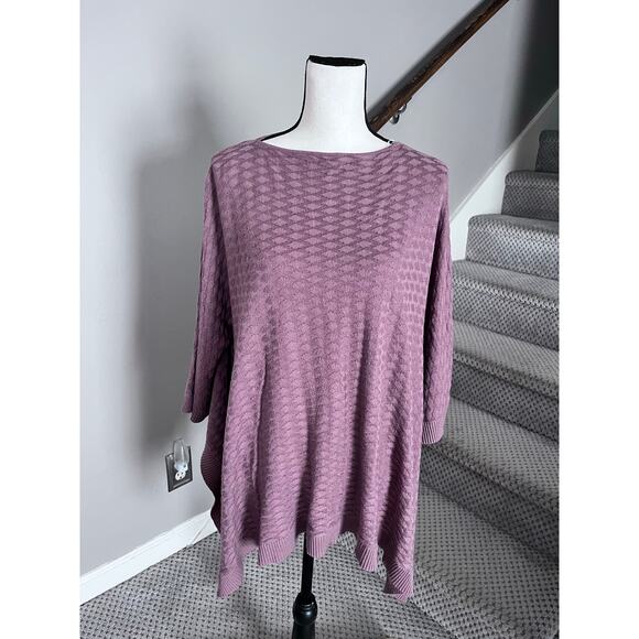 Lululemon Womens Divinity Poncho Sweater Shawl Wrap Spanish Oak One Size - Picture 1 of 5